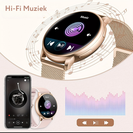 TechStyle Smartwatch – Stijlvolle, Functionele Wearable voor Elke Dag