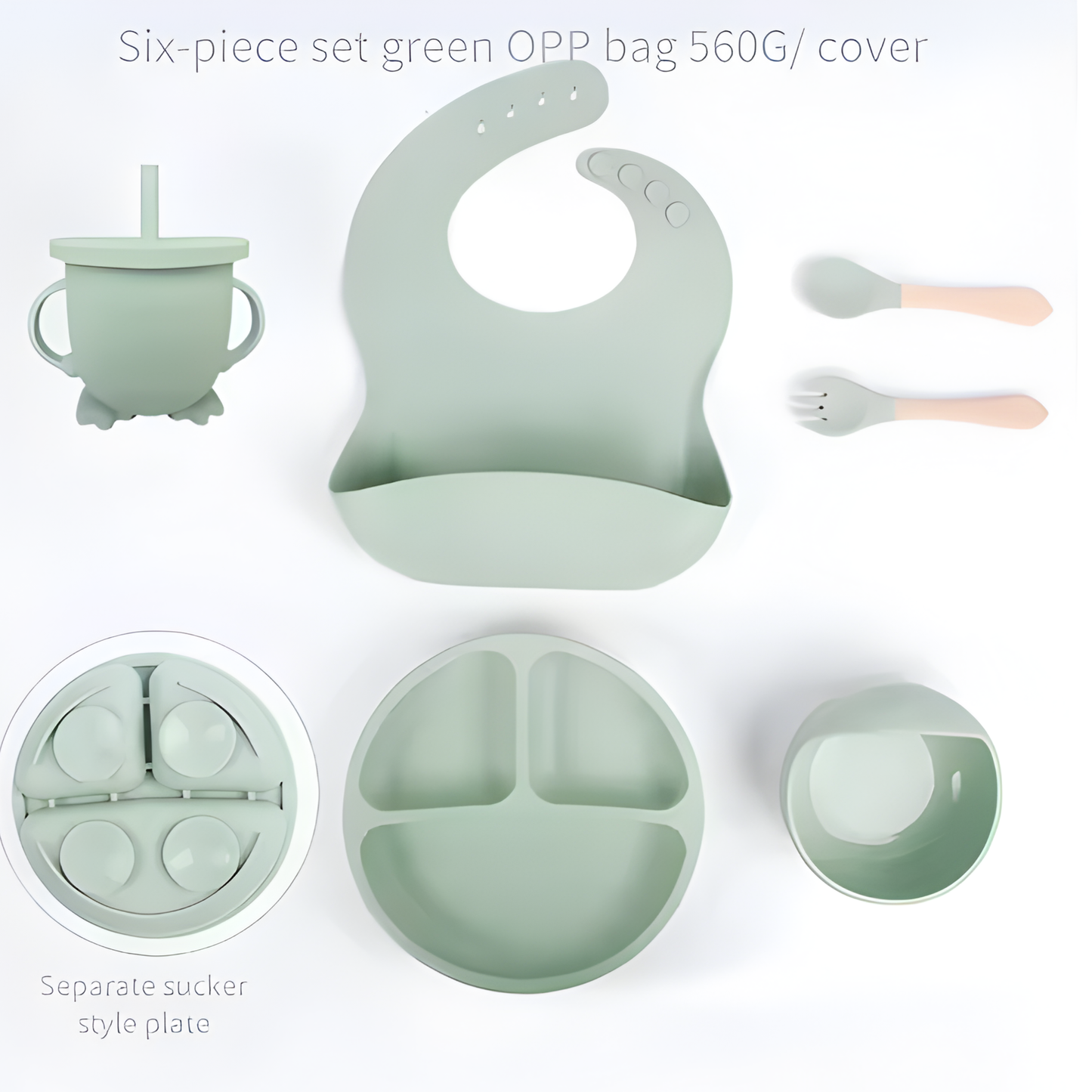 Silicone Baby Feeding Set