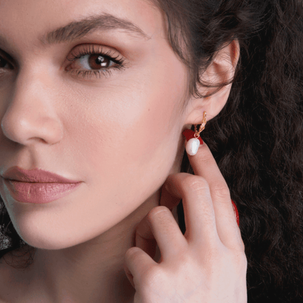 Vivienne Earrings - Natuurlijke Parel Oorbellen