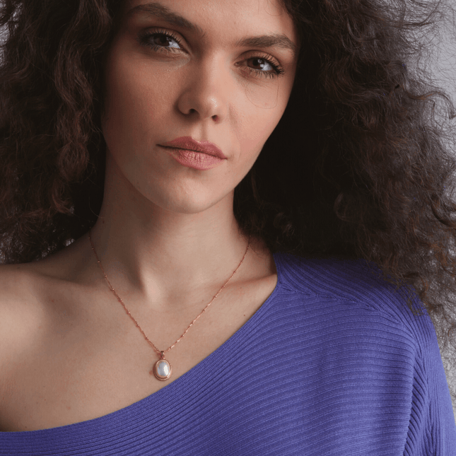 LuminaPearl Necklace - Elegante Gouden Vintage Sieraden