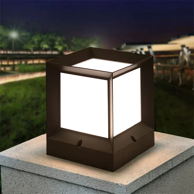 EclatPorte Lamp - Elegante Zonne-Lantaarn voor Uw Oprit