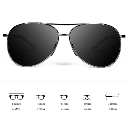 JoeyGlare - Premium Gepolariseerde Zonnebril Aviator