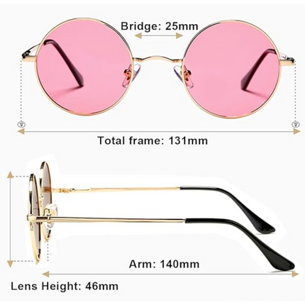 LennonShade – Retro Polarized Zonnebril voor Stijlvolle Bescherming