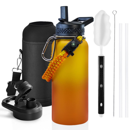HydraPure – Duurzame Waterfles met Paracord Handvat
