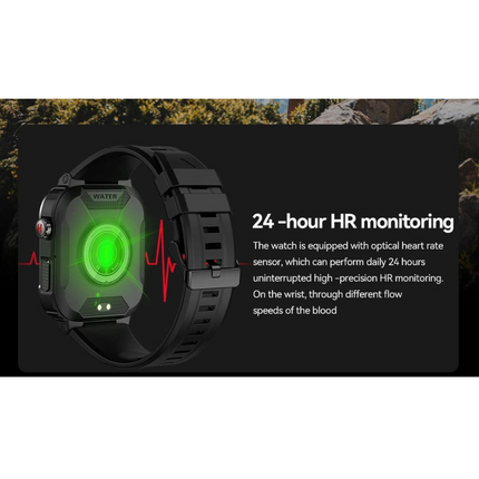 ForceGuard Watch – Militaire Kwaliteit Smartwatch voor Dagelijks Gebruik