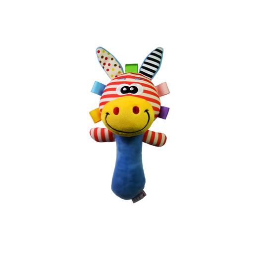 Cartoon Animal Plush Baby Rattle