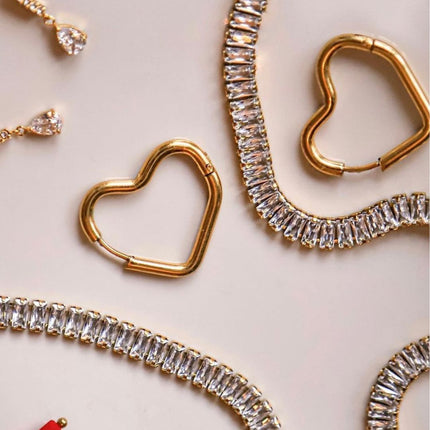 HeartLuxe Earrings - Elegante en Trendy Oorringen
