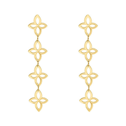 FloralGleam Earrings – Vintage Chic Sieraden