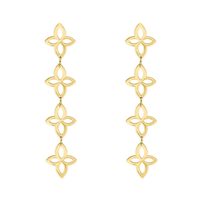 FloralGleam Earrings – Vintage Chic Sieraden