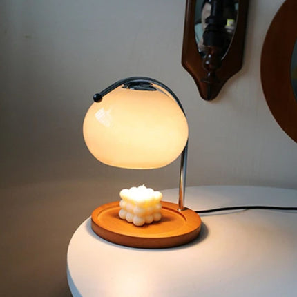 Alyssa Retro Table Lamp - Elegante Glazen Verlichting