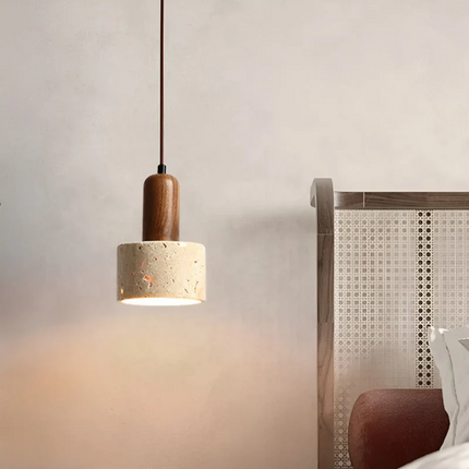 TranquilGlow - Elegante Wabi-Sabi Plafondlamp