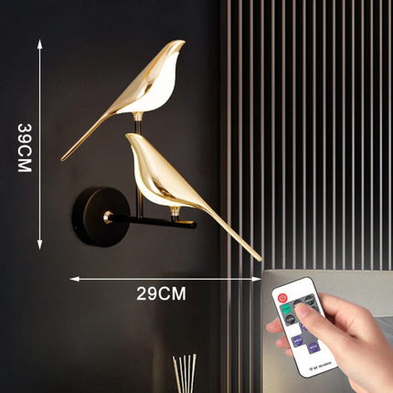 LuminaBird - Moderne Roterende LED Wandlamp