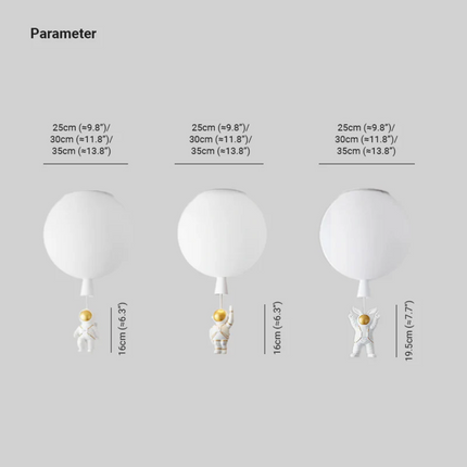 CosmoGlow - Speelse LED Plafondlamp voor Kinderkamer