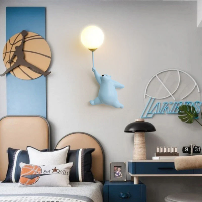 TeddyGlow - Stijlvolle LED Wandlamp voor de Muur