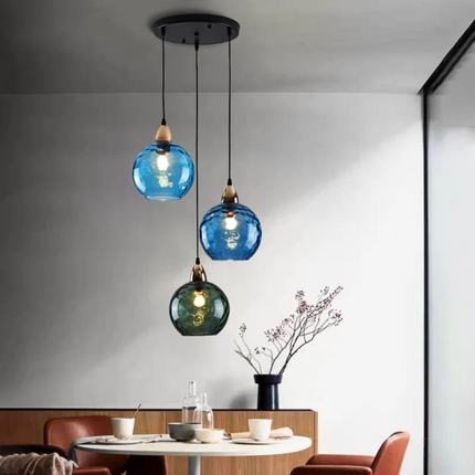ClusterGlow - Elegante 3-Lamp Hanglamp voor Sfeerverlichting