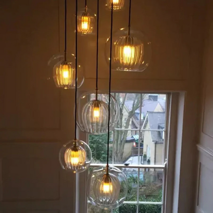 AuroraSphere - Elegante Bolvormige LED Hanglamp