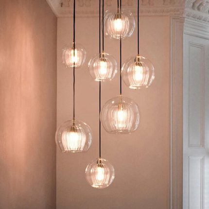 AuroraSphere - Elegante Bolvormige LED Hanglamp