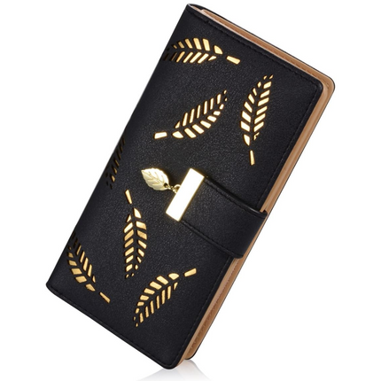 LeatherLeaf – Stijlvolle Leren Portemonnee voor Dames