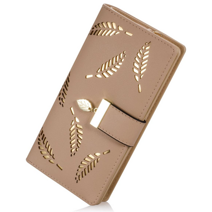 LeatherLeaf – Stijlvolle Leren Portemonnee voor Dames