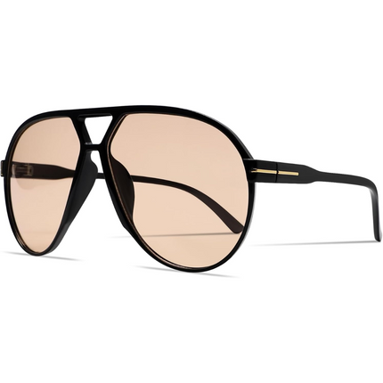 AviatorLux - Retro Oversized Zonnebril voor Stijl