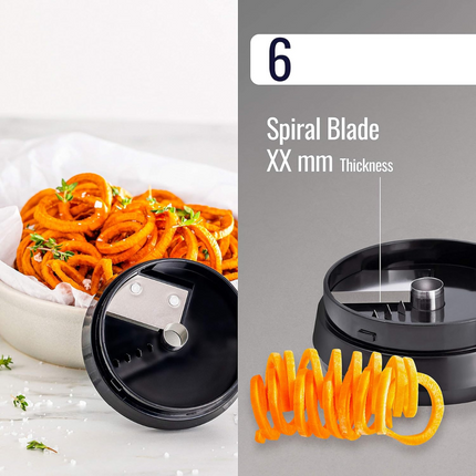 SpiralMaster - RVS Groentesnijder voor Perfecte Reepjes