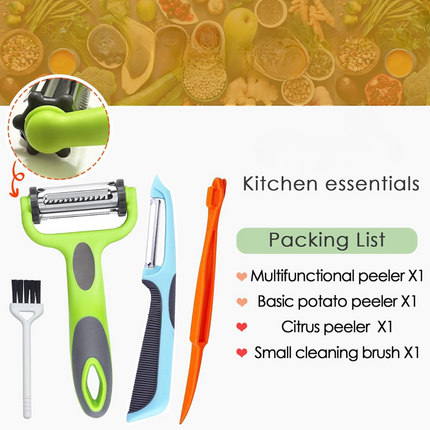 VeggieMaster - 3-in-1 Julienne Schiller voor Groenten