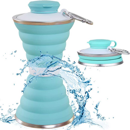 HydroFold - Handige Inklapbare Waterfles met Haak