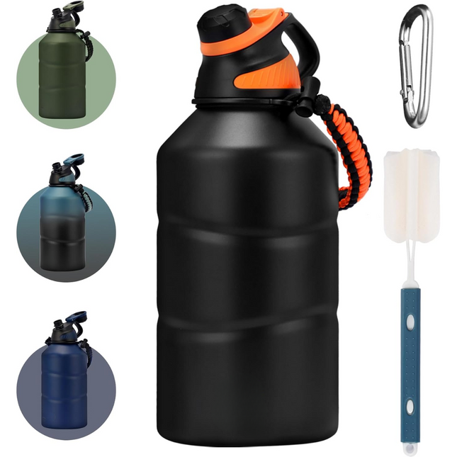 HydroGuard - Geïsoleerde Waterfles 1.9L met Magneetdeksel
