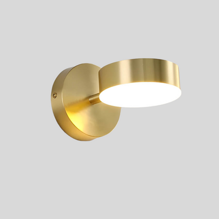 Elegante Scandinavische Koper LED Wandlampen voor Stijlvolle Verlichting
