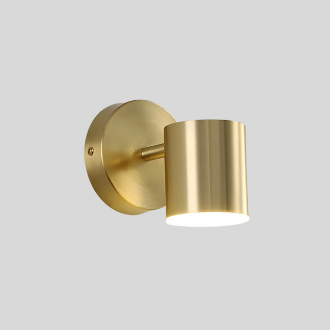 Elegante Scandinavische Koper LED Wandlampen voor Stijlvolle Verlichting