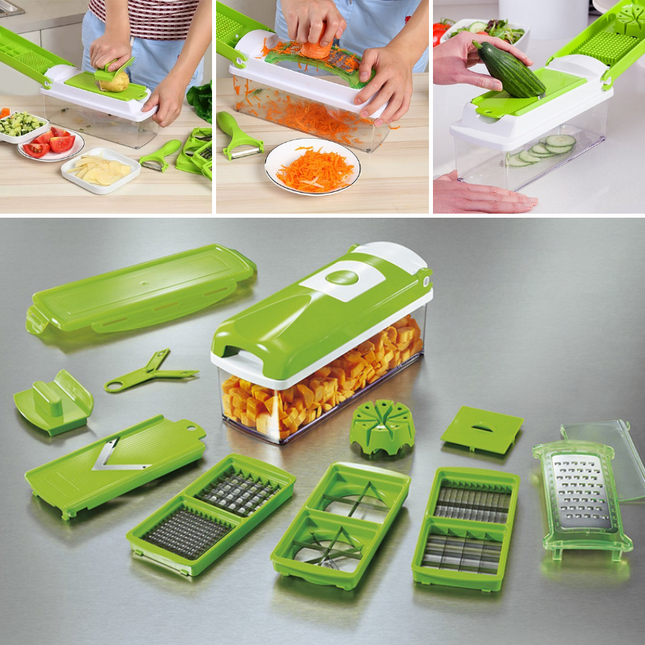 SlicePro - Multifunctionele Groentesnijder voor Keuken
