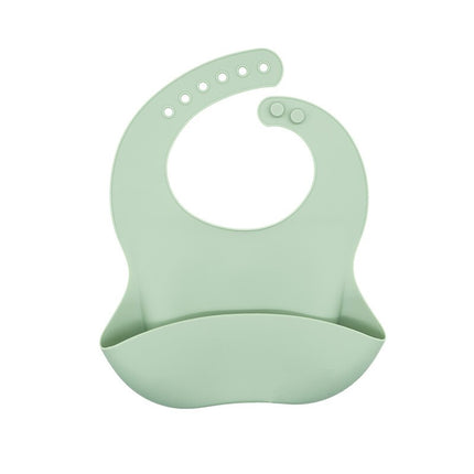 SiliconeBaby - Waterdichte Kinderslab met Dierenprint