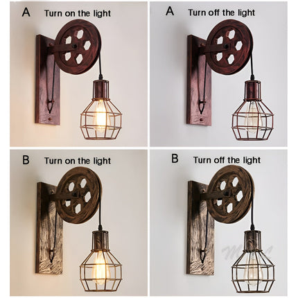 Luxe Vintage LED Wandlamp – Industriële Stijlverlichting van ShineGlow
