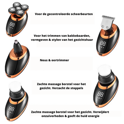 ProShave - Krachtige Draadloze Trimmer voor Heren