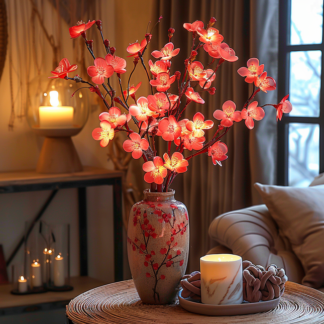 LumiVista Magisch Olijftakken Lichtsnoer - 70 cm Elegantie