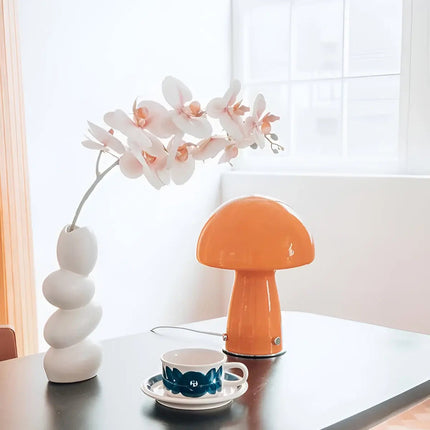 Scandinavische LED Paddenstoel Lamp - Elegantie en Warmte voor Jouw Interieur