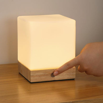 GloedCube Draadloze LED Tafellamp – Modern en Energiezuinig