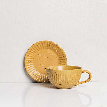 ElegantBowl – Set van 2 Steengoed Kommetjes met Lepel