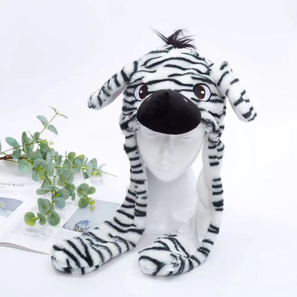 BunnyBounce Hat – Schattige Muts met Beweegbare Oortjes
