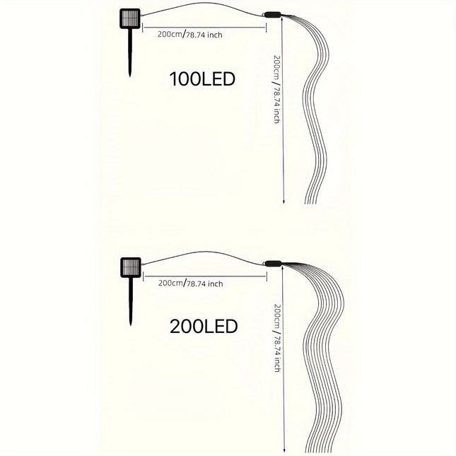 SolarTree - Stijlvolle Solar Boomlamp met LED