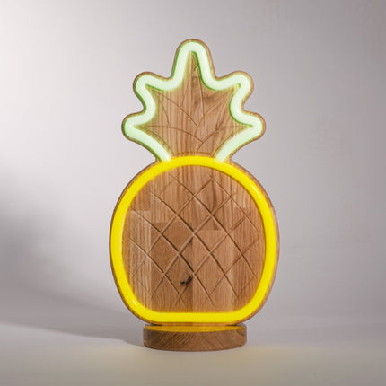 WoodGlow - Tropisch Neonlicht met Afstandsbediening