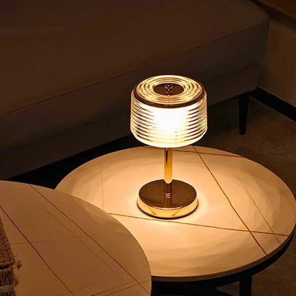 Draadloze Oplaadbare LumiNook Tafellamp - Creëer Sfeer en Stijl met deze Luxe Tafellamp