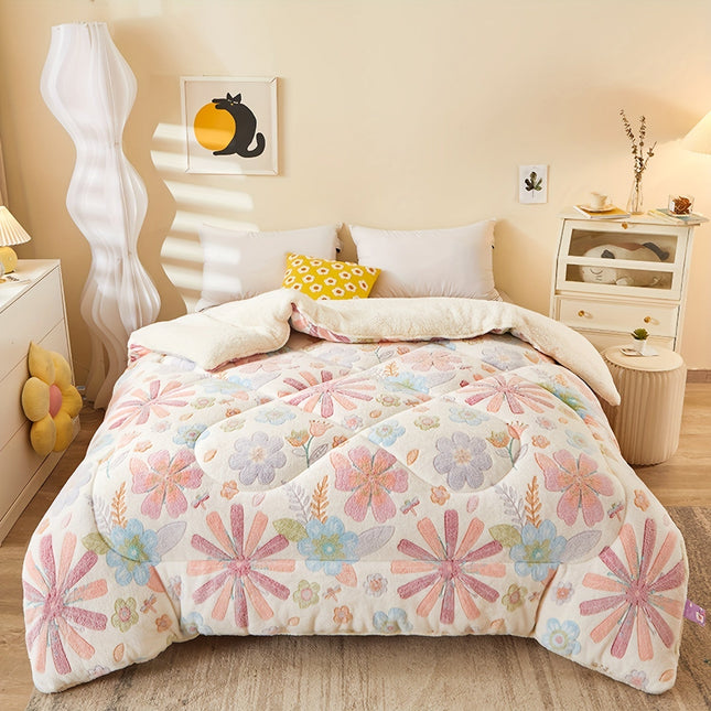 FloralDream – Zacht Fleece Winter Dekbed