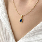 Blauw Vierkant