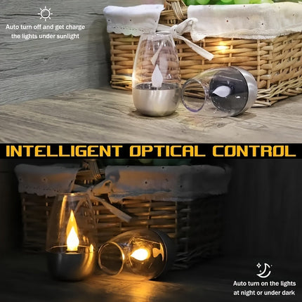 SolarCandle – Zonne-energie LED Theelicht voor Decor