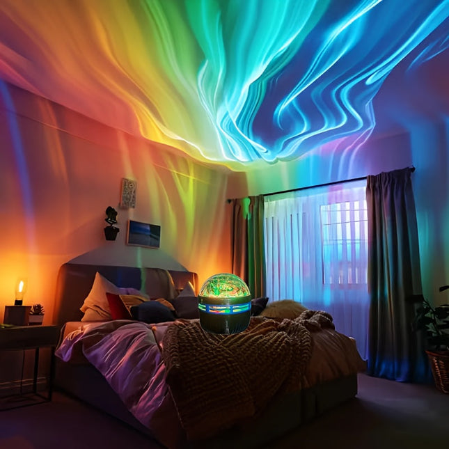 AuroraStar – RGB LED Sfeerprojector met Remote