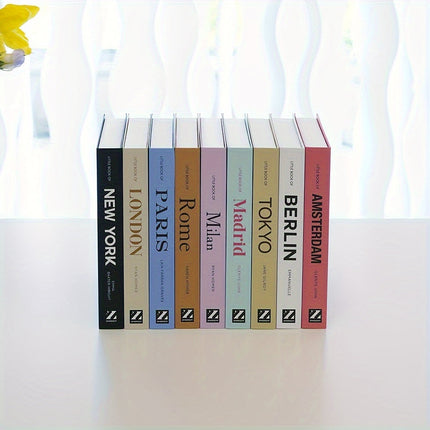 ChicBooks - Elegante Boekensteunen Set in Crème