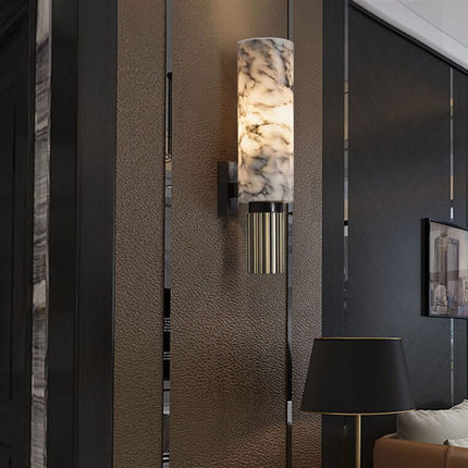 Stijlvolle Marmeren Wandlamp  - Voor Luxe en Sfeervol Interieur