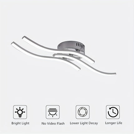 LumaCurve Light - Moderne Dimbare LED Plafondlamp