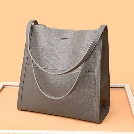 LuxeCarry - Elegante Leren Schoudertas voor Dames